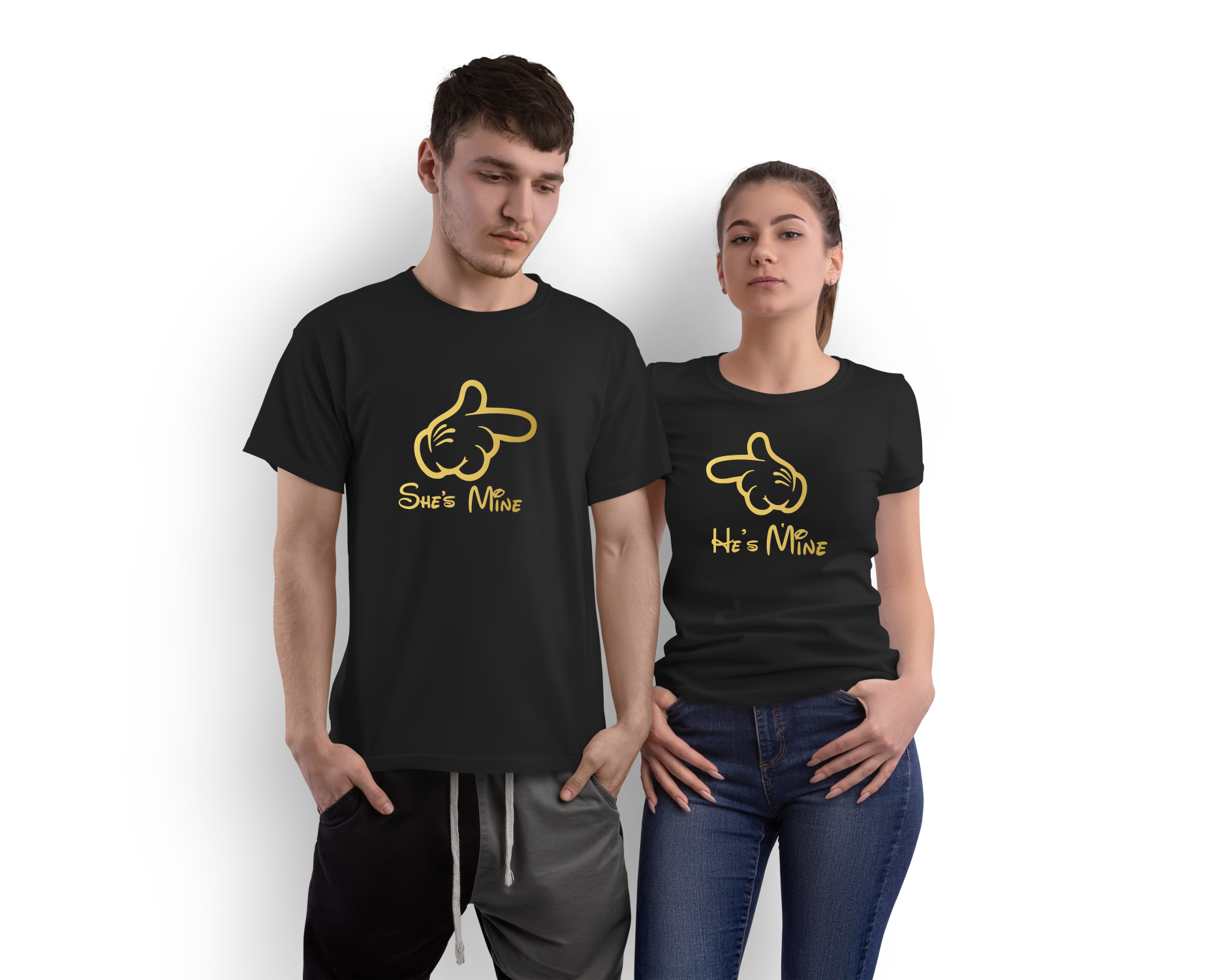 Shes mine hes mine Couple T shirt Customized T shirts Hoodies