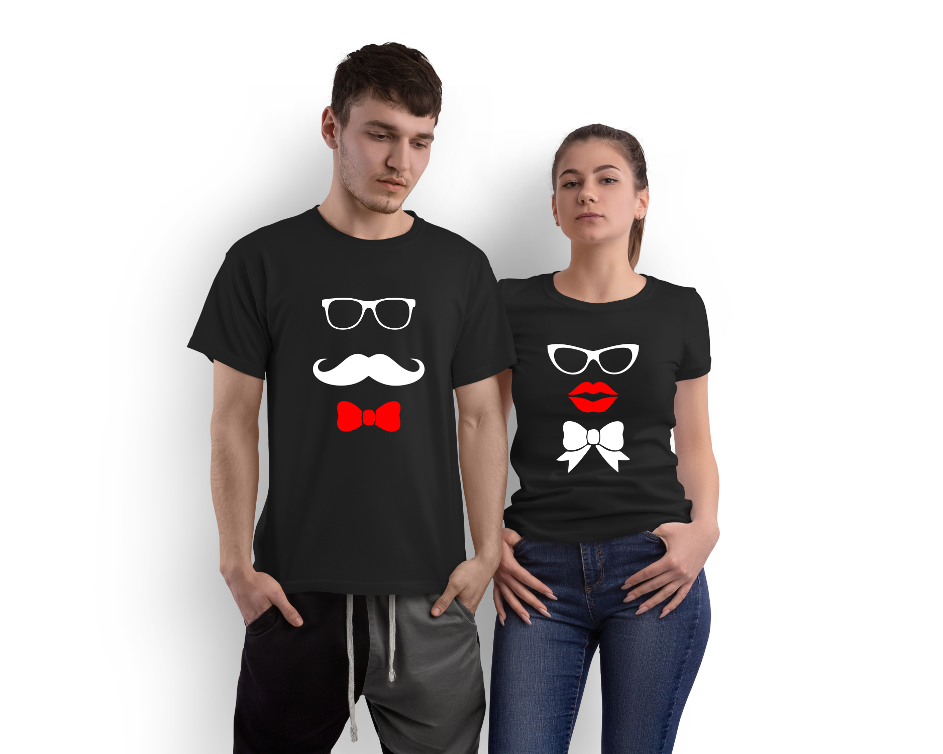 Face- Couple T shirt | Customized T-shirts, Hoodies, Sports Jerseys and ...