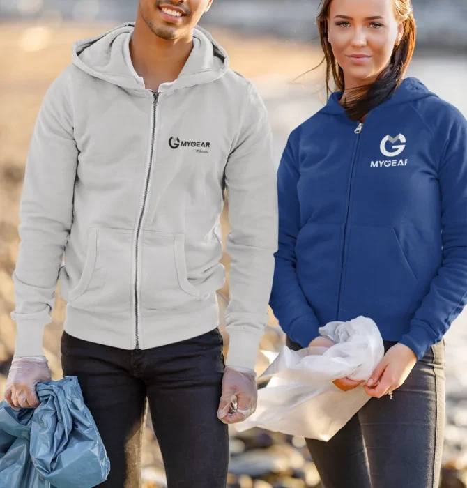 Customized Zipper Hoodies